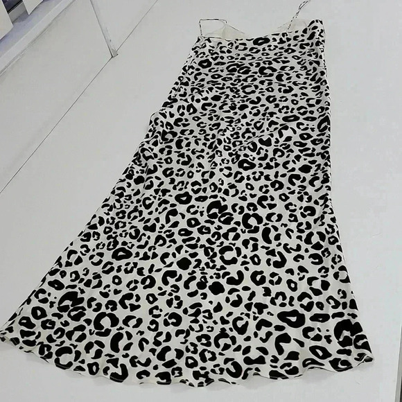 Anine Bing Rosemary Slip Dress Leopard XS - Picture 7 of 16